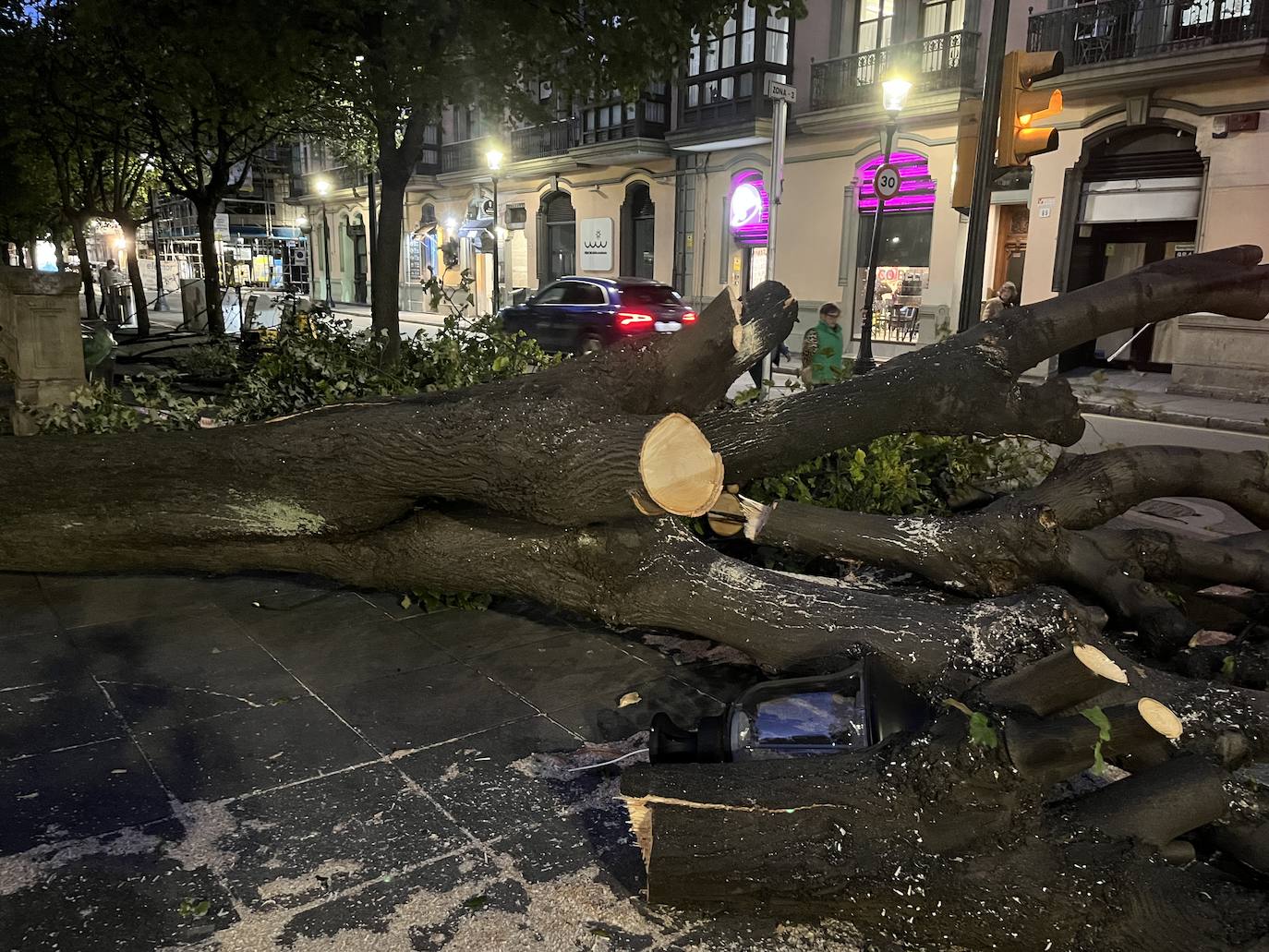 Las imágenes de los daños que deja la borrasca &#039;Domingos&#039; a su paso por Asturias