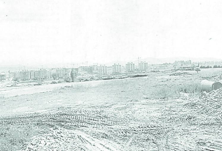 Zona habilitada en Montevil para viviendas sociales.