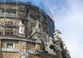 Así es la espectacular obra de la cúpula de la Laboral