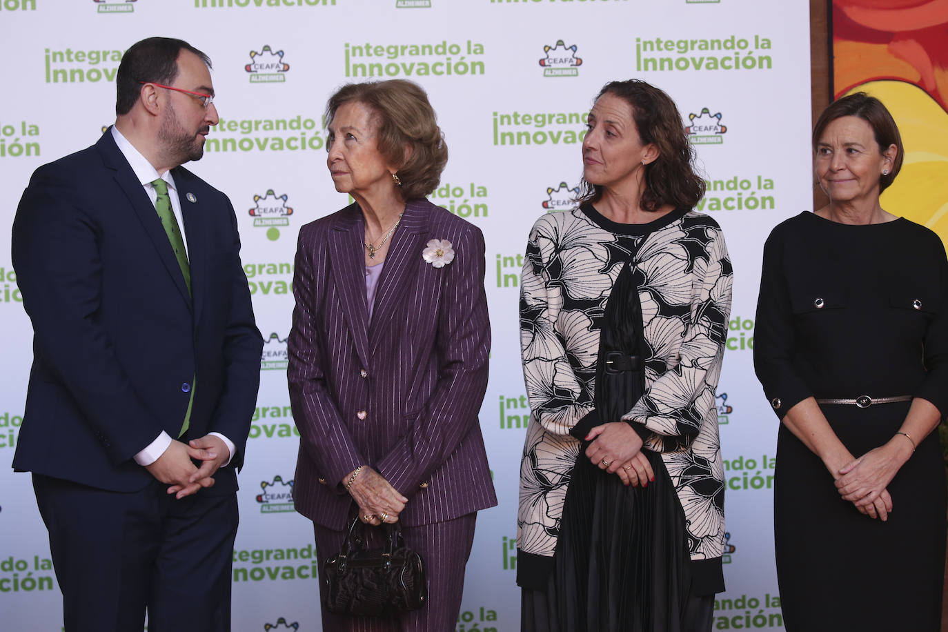 La Reina Sofía inaugura el Congreso Nacional de Alzheimer en Gijón