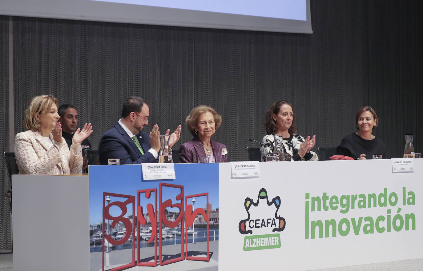 La Reina Sofía inaugura el Congreso Nacional de Alzheimer en Gijón