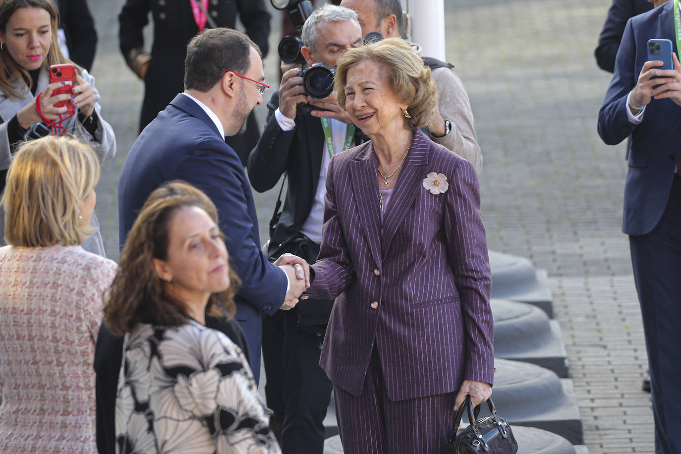 La Reina Sofía inaugura el Congreso Nacional de Alzheimer en Gijón