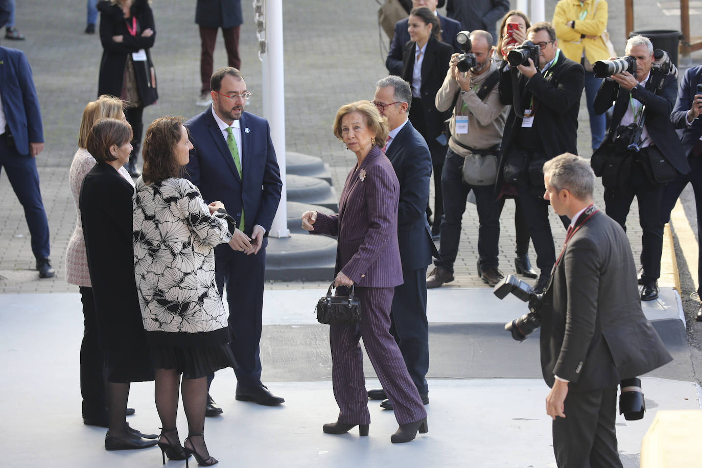 La Reina Sofía inaugura el Congreso Nacional de Alzheimer en Gijón