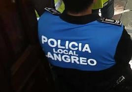 Dos años de prisión por rajarle la cara a un agente de la Policía Local en Langreo