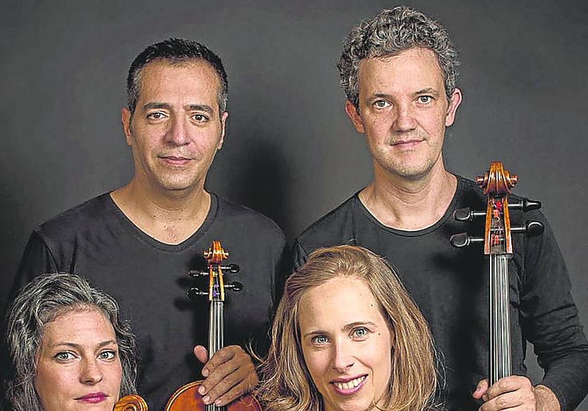 El cuarteto de cuerda que dará el concierto de bandas sonoras.