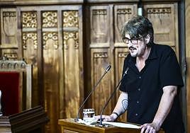 El portavoz de IU-Convocatoria por Asturias, Xabel Vegas.