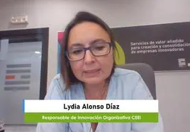 Charla con Lydia Alonso, responsable de Innovación Organizativa en el CEEI