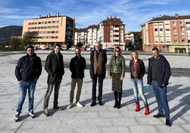 Roberto Fernández, Juan Freije, Ángel García, Benito Díaz, Mercedes Sainz, Susana Madera y Daniel Navarro.