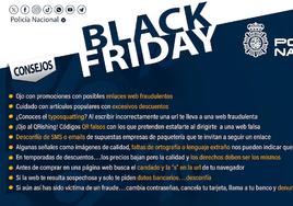 Black Friday: diez consejos de la Policía para evitar fraudes y estafas