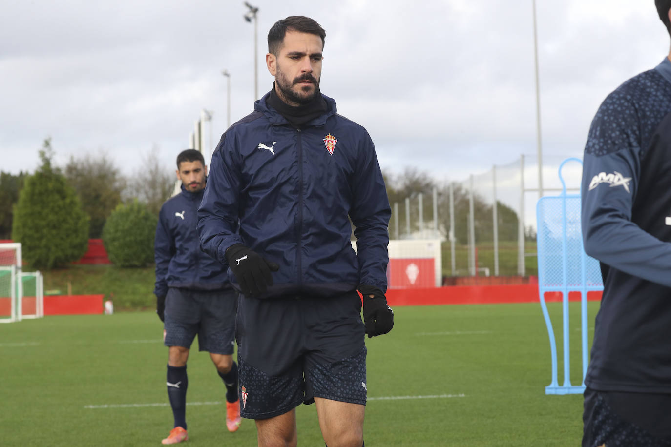 Entrenamiento del Sporting en Mareo del miércoles 22 de noviembre