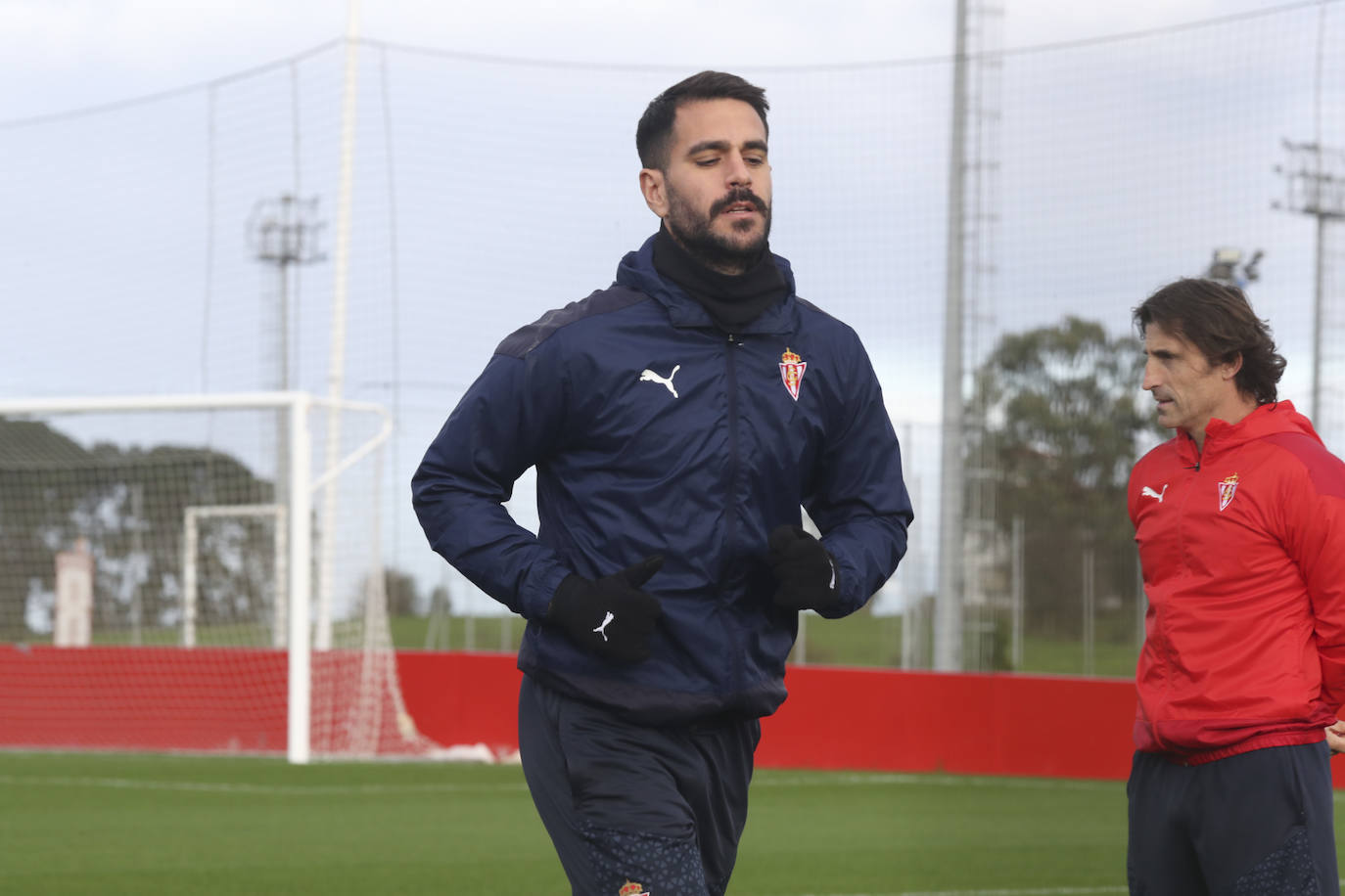 Entrenamiento del Sporting en Mareo del miércoles 22 de noviembre