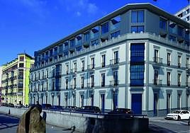 Infografía de cómo quedará el inmueble, visto desde la plaza de Europa.