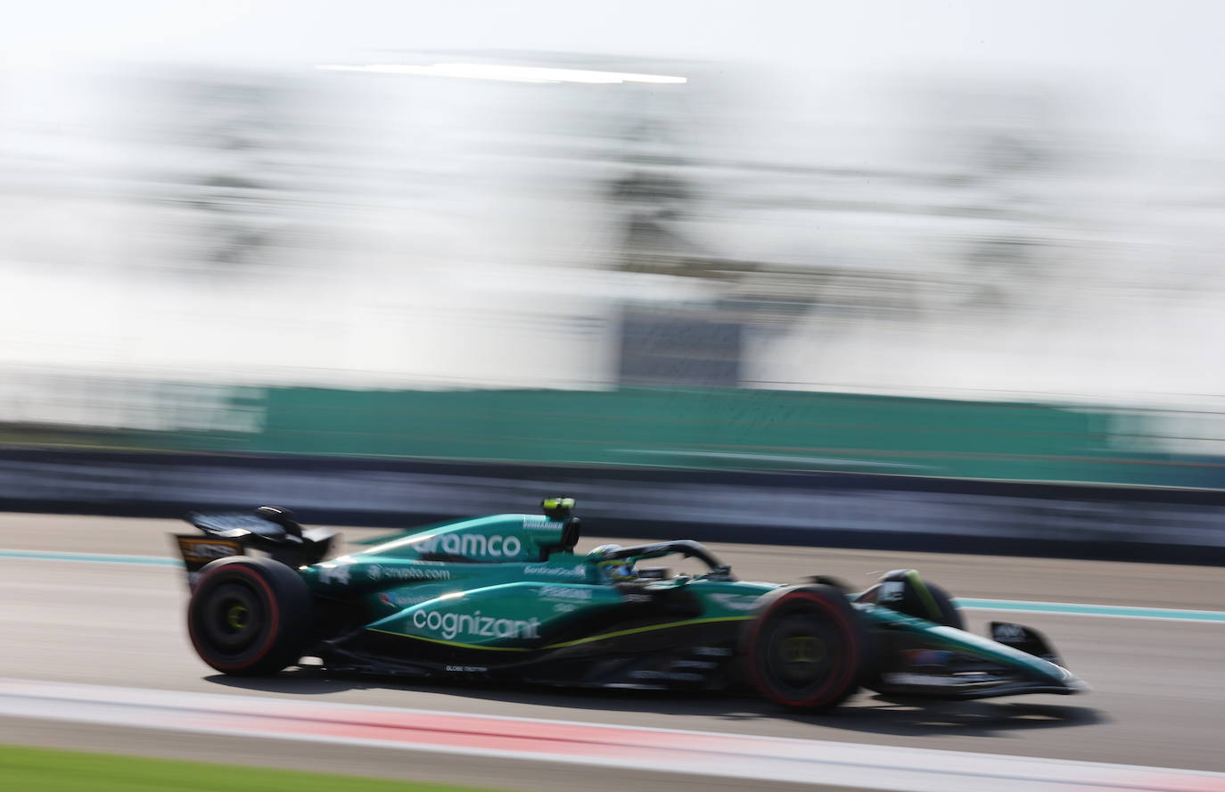 Fernando Alonso, en el circuito de Abu Dabi.