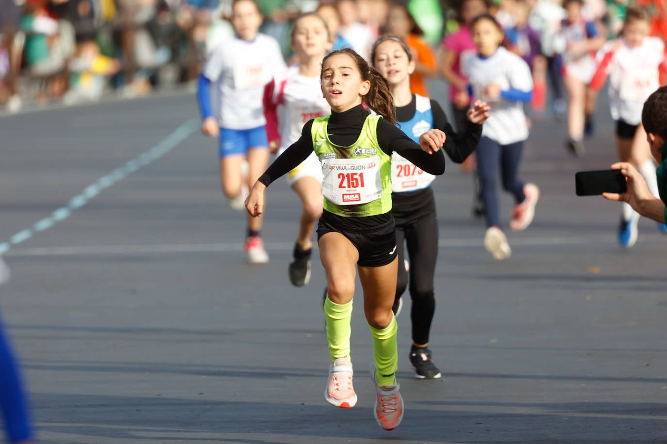 Más de 500 niños llenan el Cross Villa de Gijón