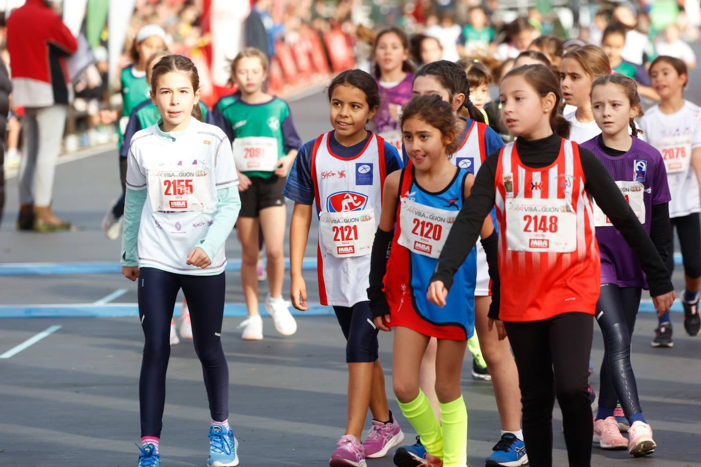 Más de 500 niños llenan el Cross Villa de Gijón