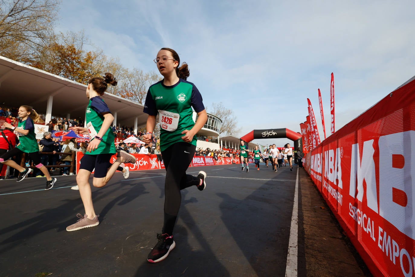 Más de 500 niños llenan el Cross Villa de Gijón