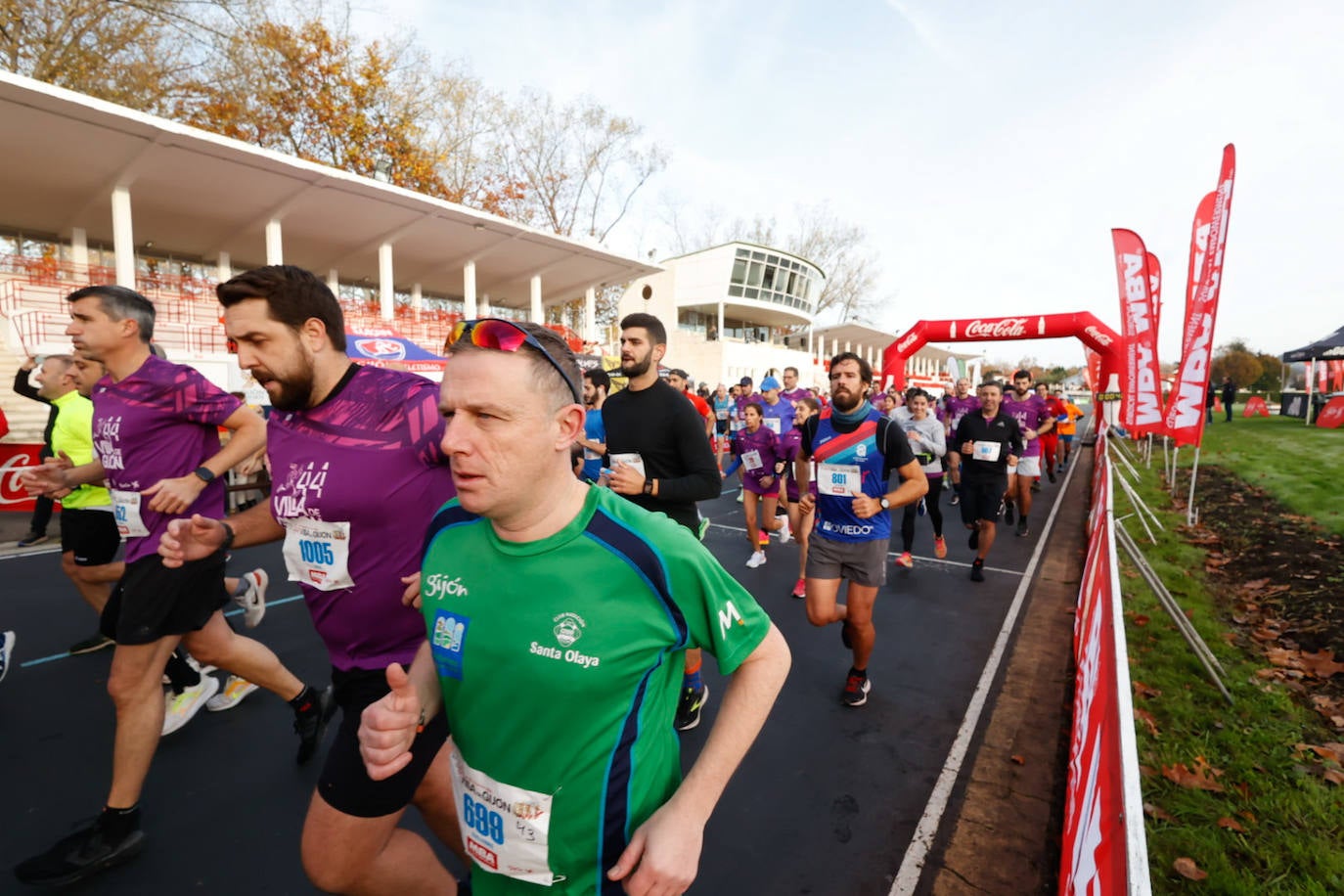 Más de 1.000 corredores se dan cita en el Cross Villa de Gijón