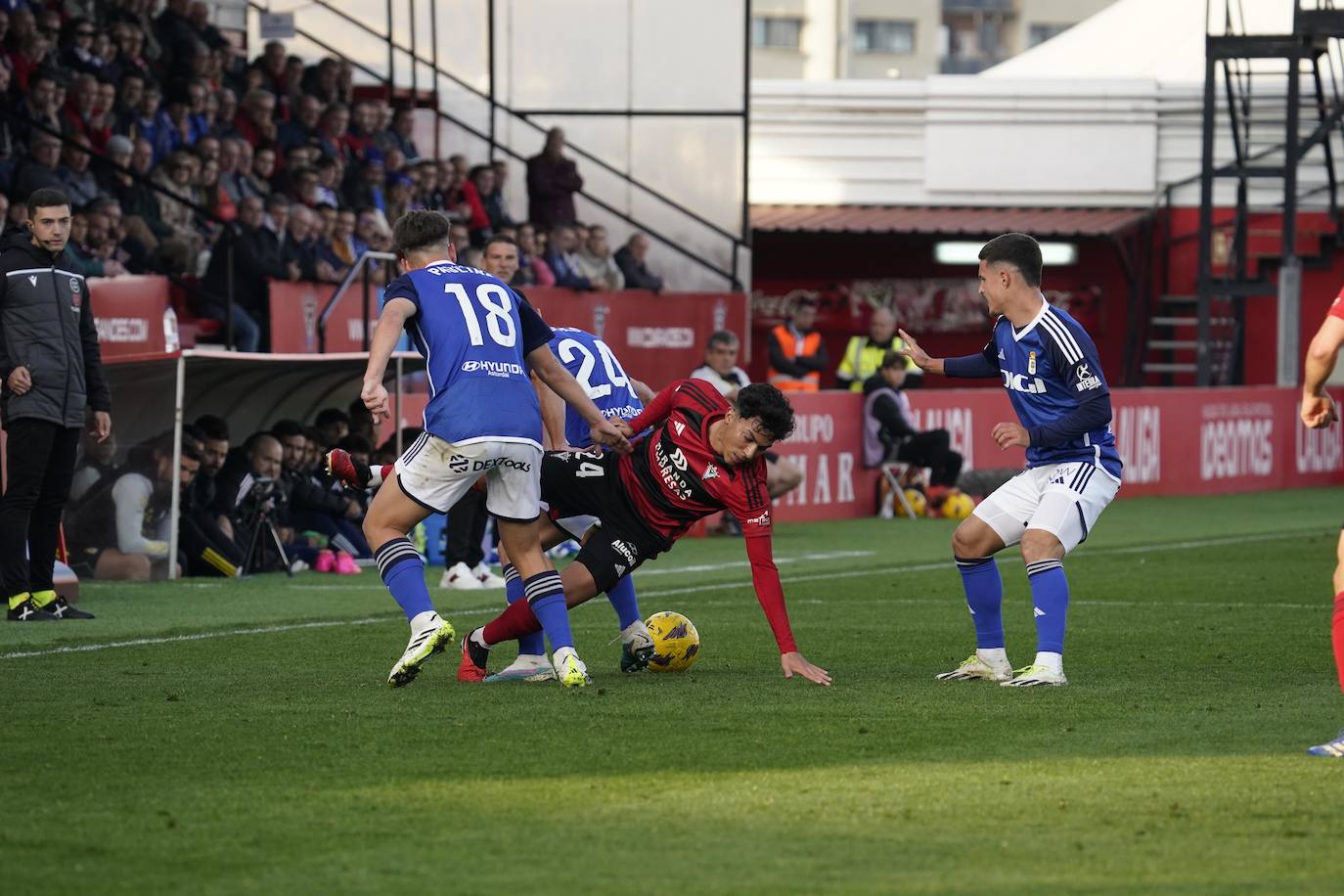 Las mejores imágenes del Mirandés - Real Oviedo