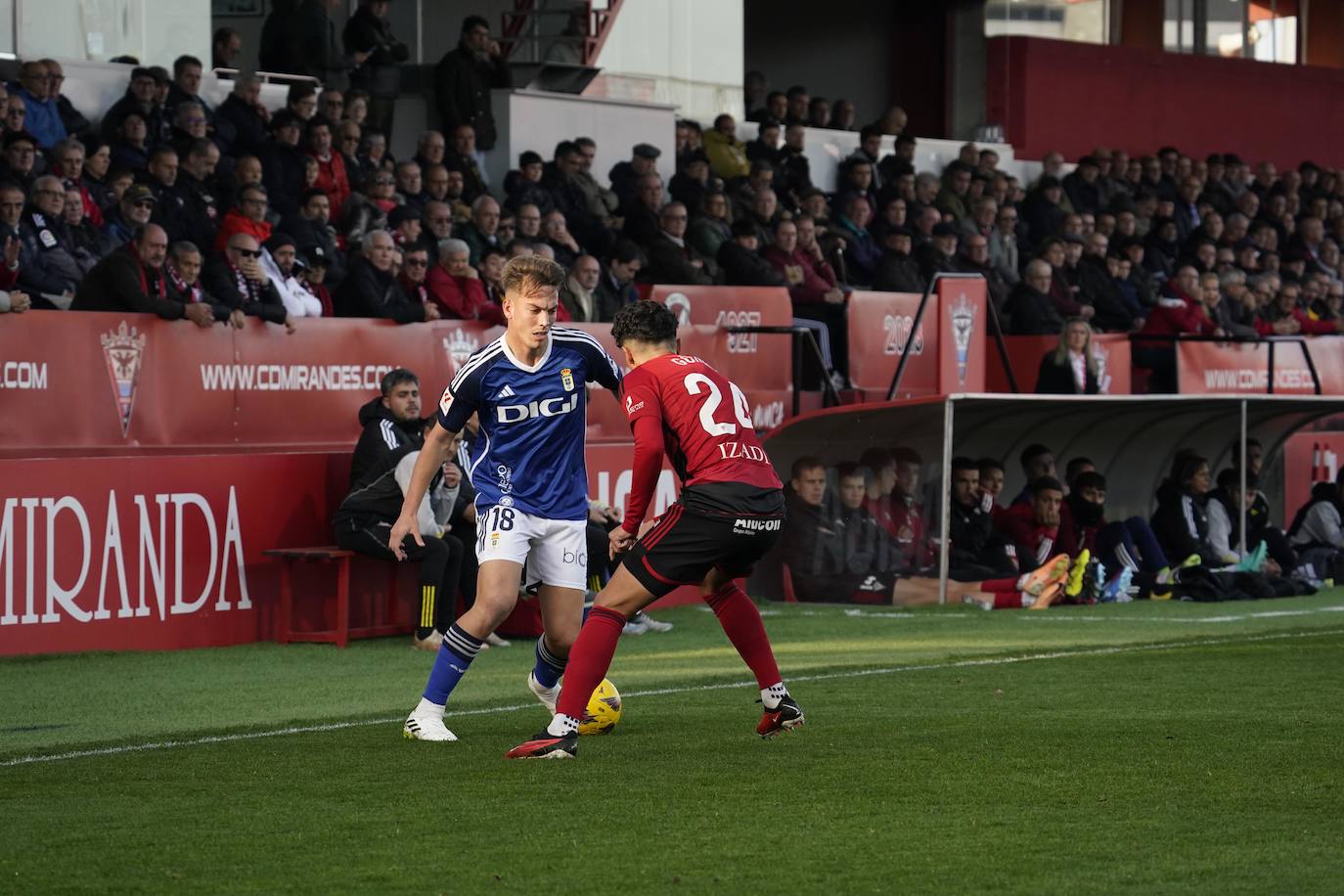 Las mejores imágenes del Mirandés - Real Oviedo