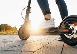 Un patinete eléctrico.