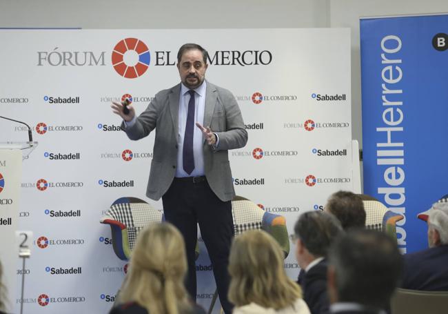 Pablo Coca, durante su intervención en el encuentro.