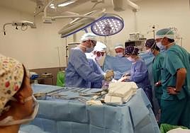 magen de archivo de una intervención quirúrgica en el HUCA.