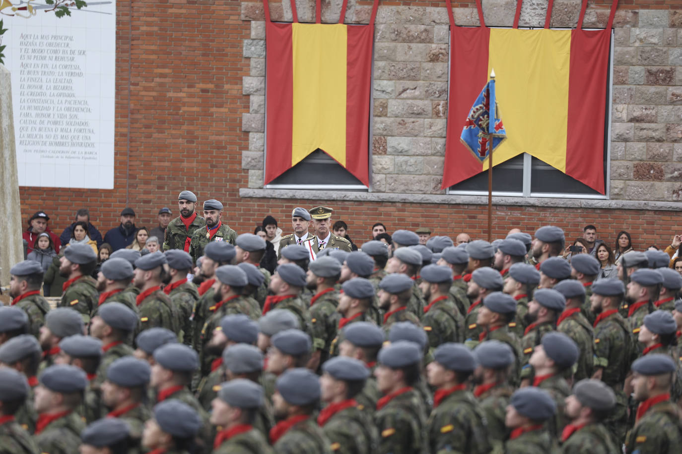 Cabo Noval celebra la Inmaculada, patrona de Infantería