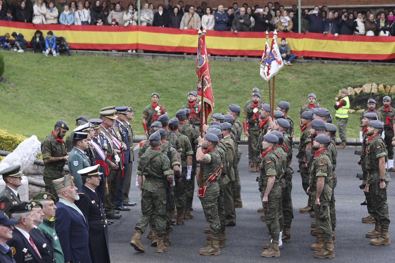 Cabo Noval celebra la Inmaculada, patrona de Infantería