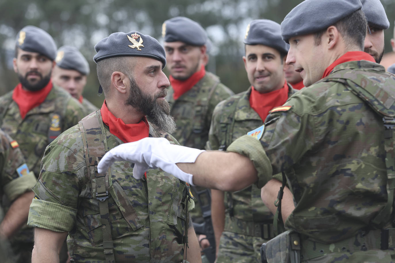 Cabo Noval celebra la Inmaculada, patrona de Infantería