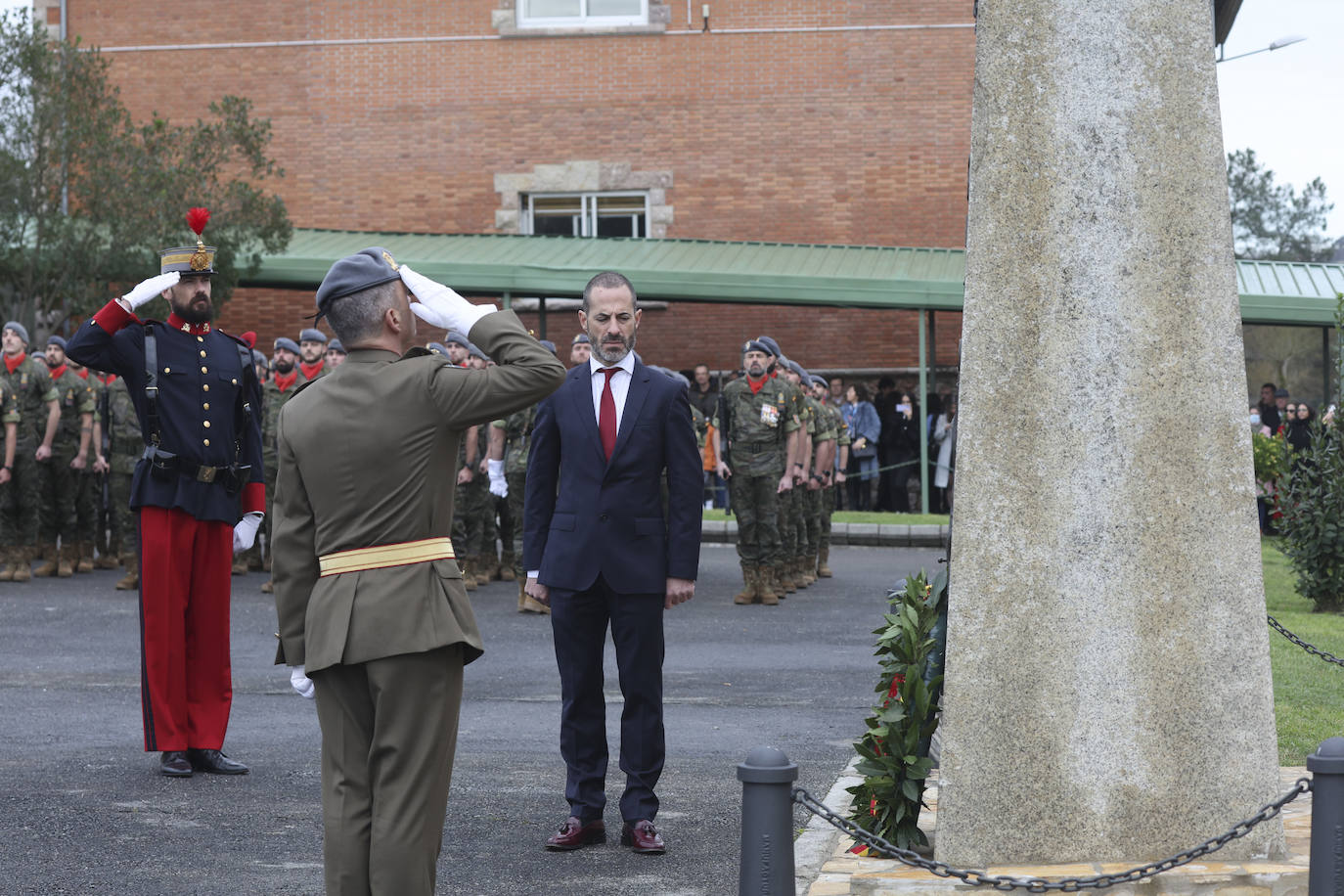 Cabo Noval celebra la Inmaculada, patrona de Infantería