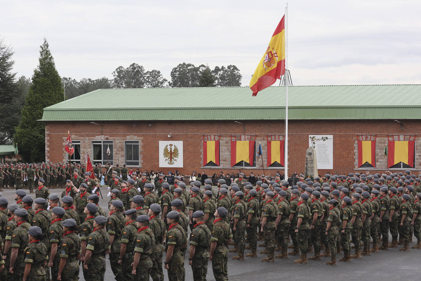 Cabo Noval celebra la Inmaculada, patrona de Infantería