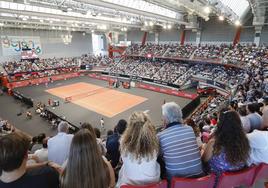 Andrey Rublev y Sebastian Korda disputaron la final del primer Gijón Open ATP 250 en octubre de 2022