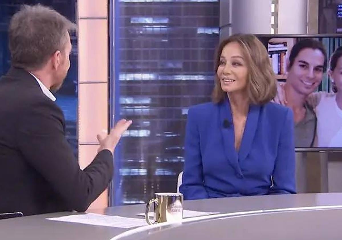 Isabel Preysler y Pablo Motos en 'El Hormiguero'.
