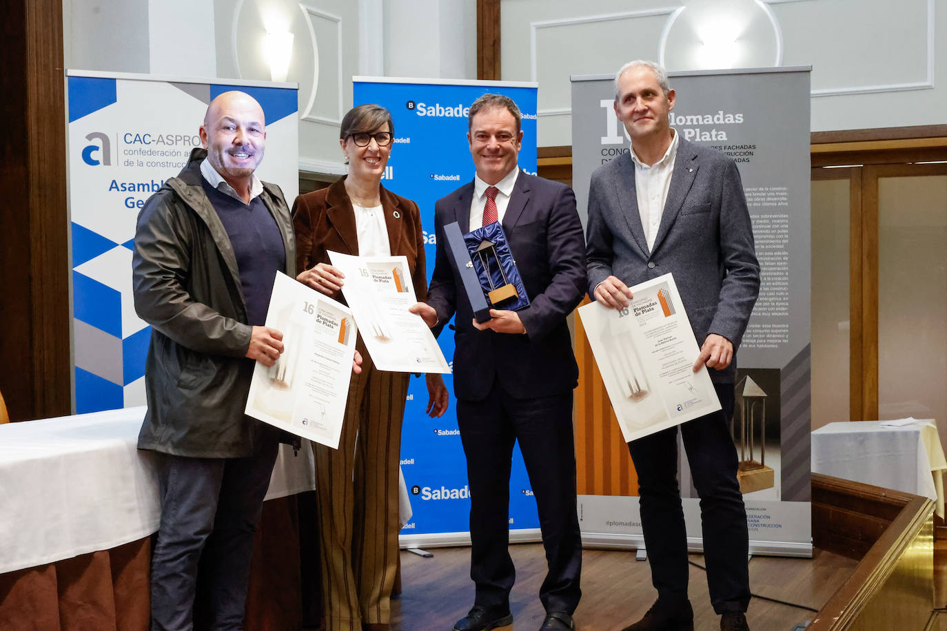 Entrega de los premios Plomadas de Plata