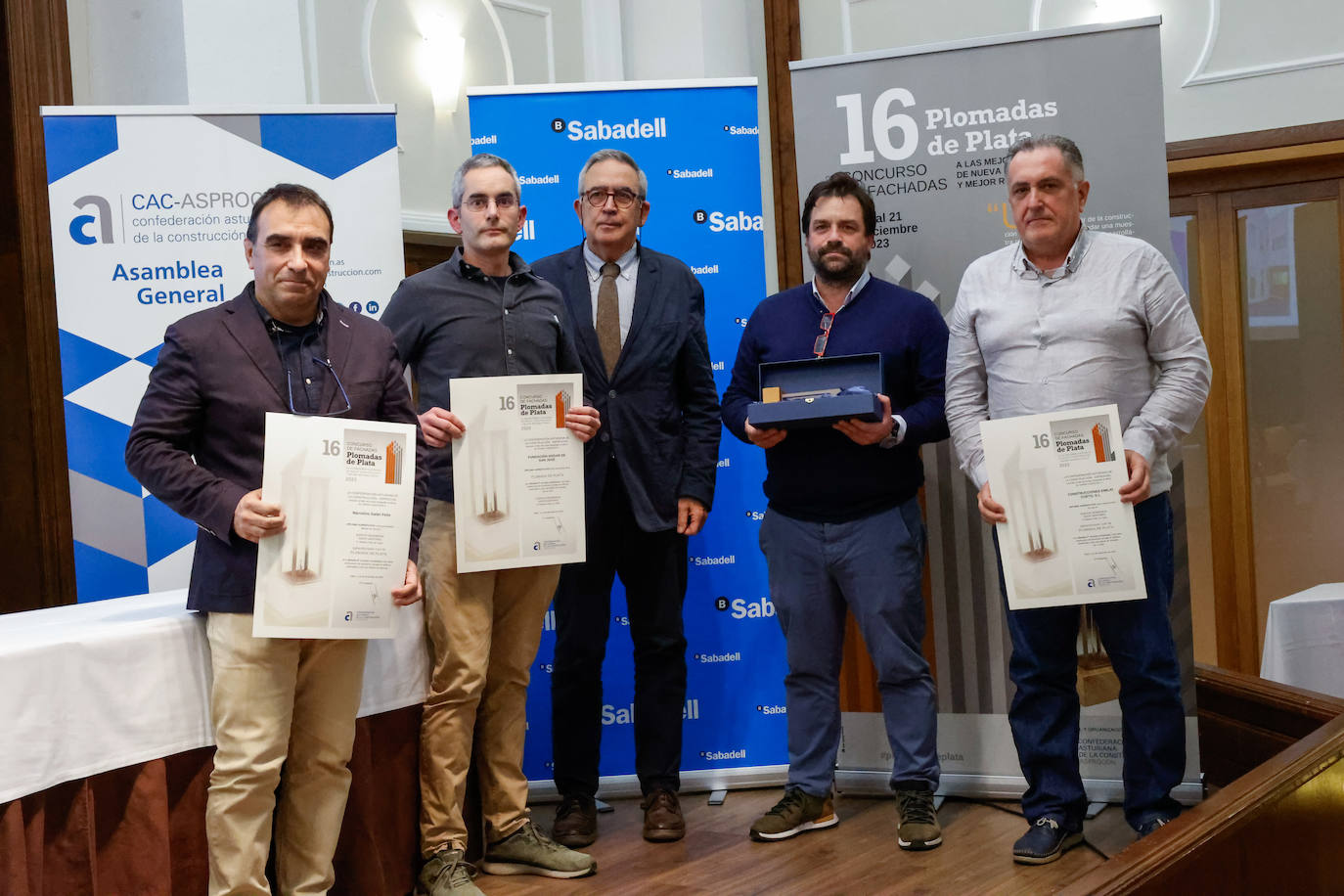Entrega de los premios Plomadas de Plata