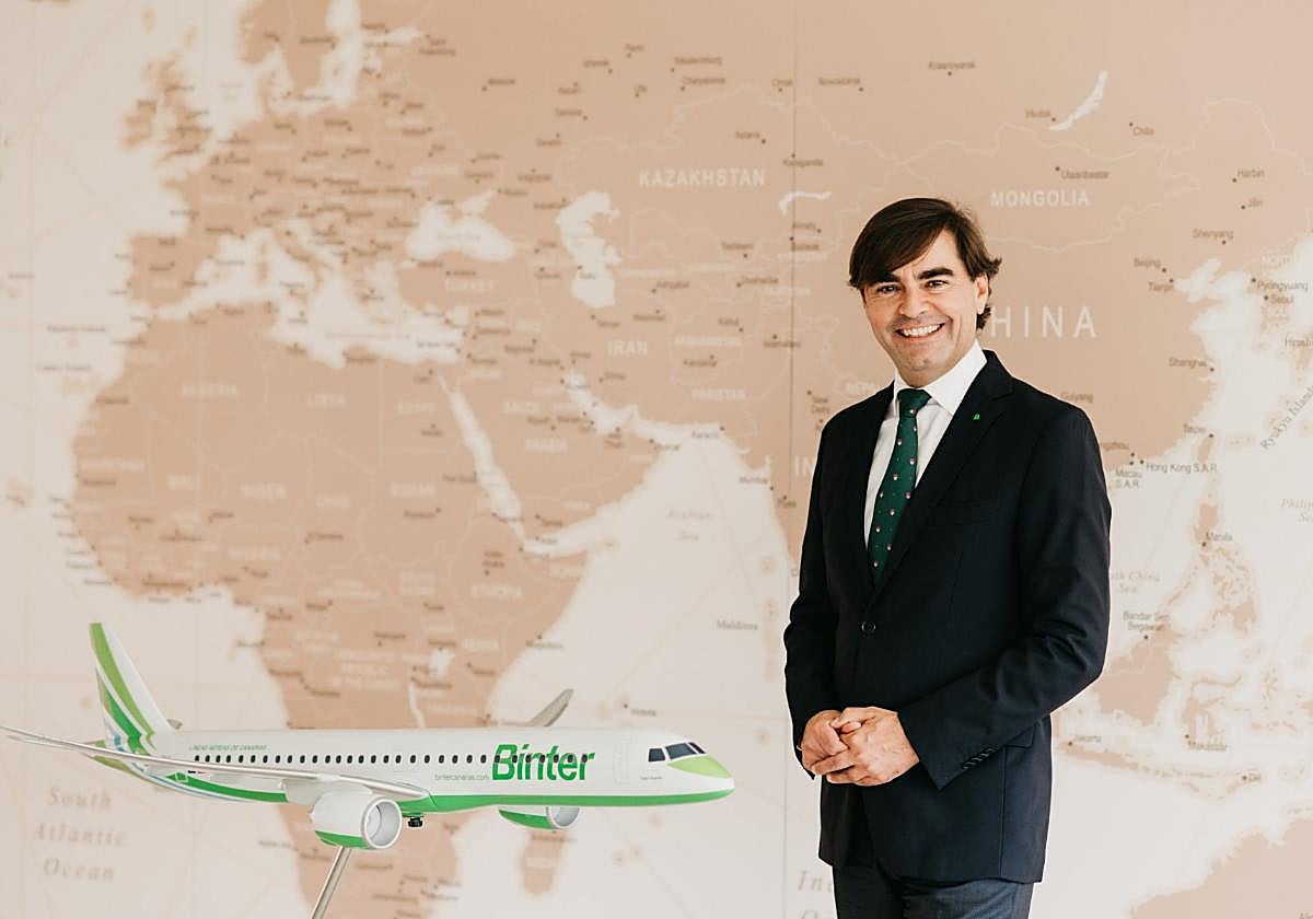 Miguel Ángel Suárez, director Comercial y de Marketing de Binter.