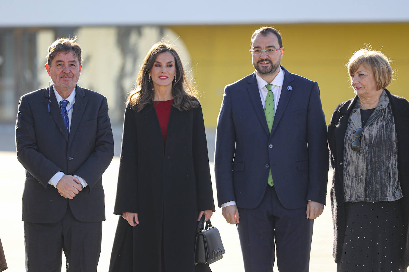 Las imágenes de la Reina en el Centro Niemeyer de Avilés