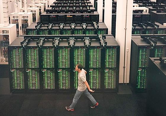 Aspecto del supercomputador MareNostrum5, proyecto europeo inaugurado en Barcelona.