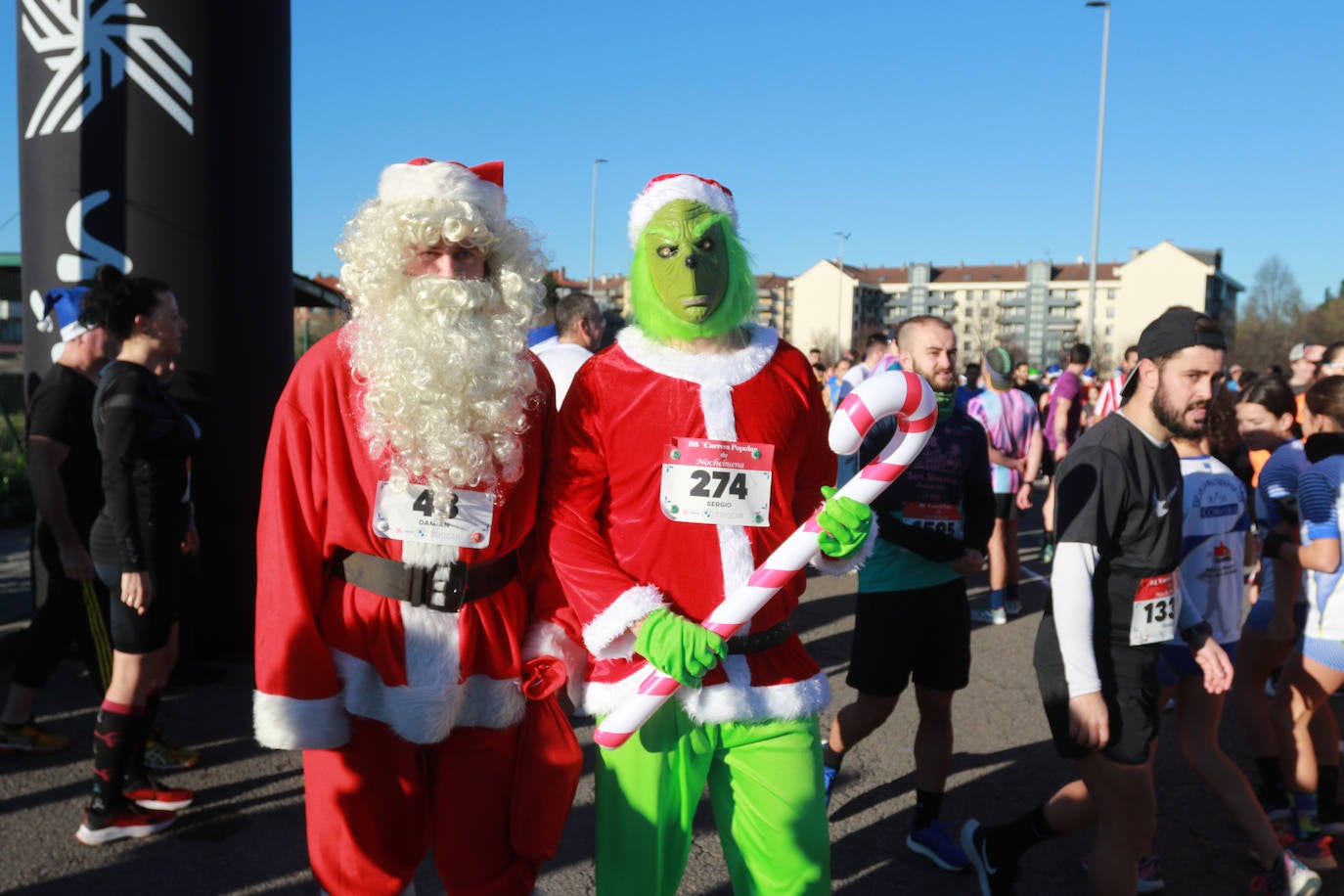 Miles de deportistas se dan cita en el Cross de Nochebuena de Gijón