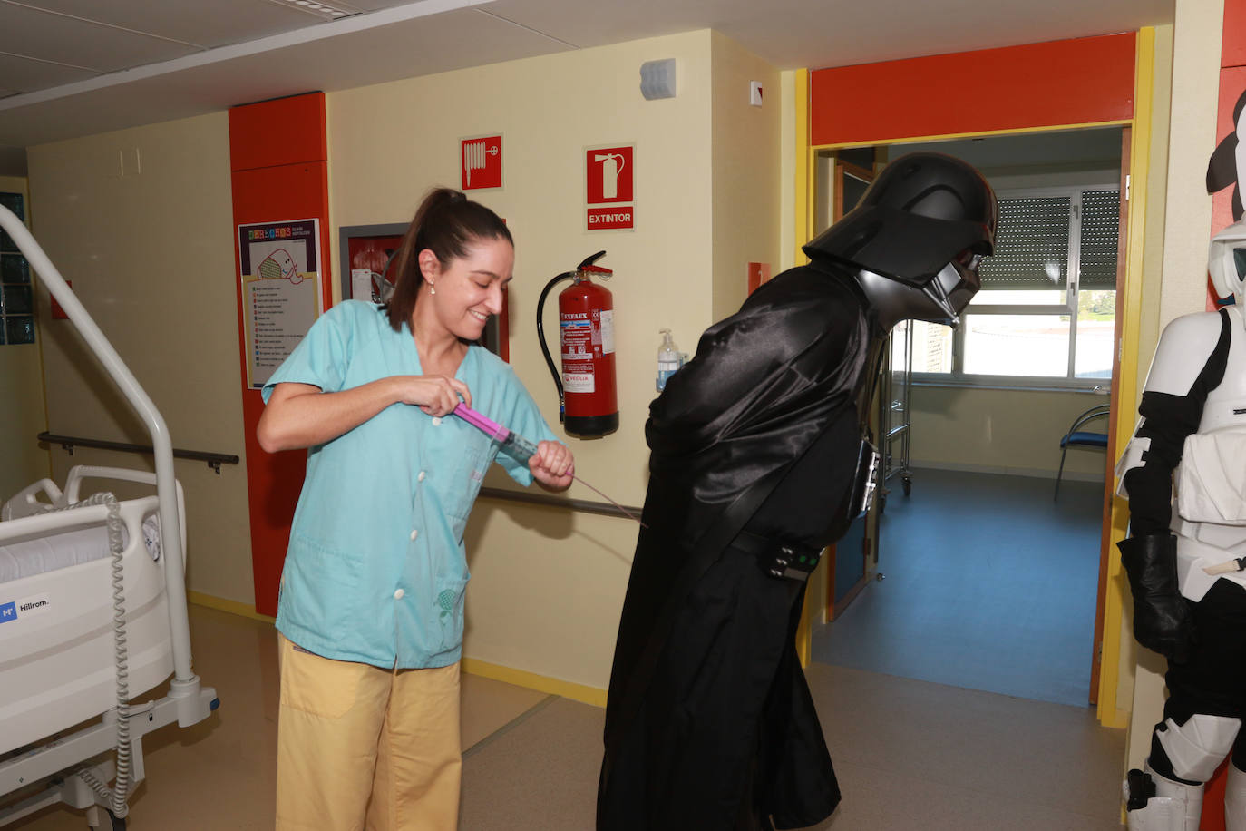 El hospital de Cabueñes se llena de &#039;fuerza&#039; por Navidad