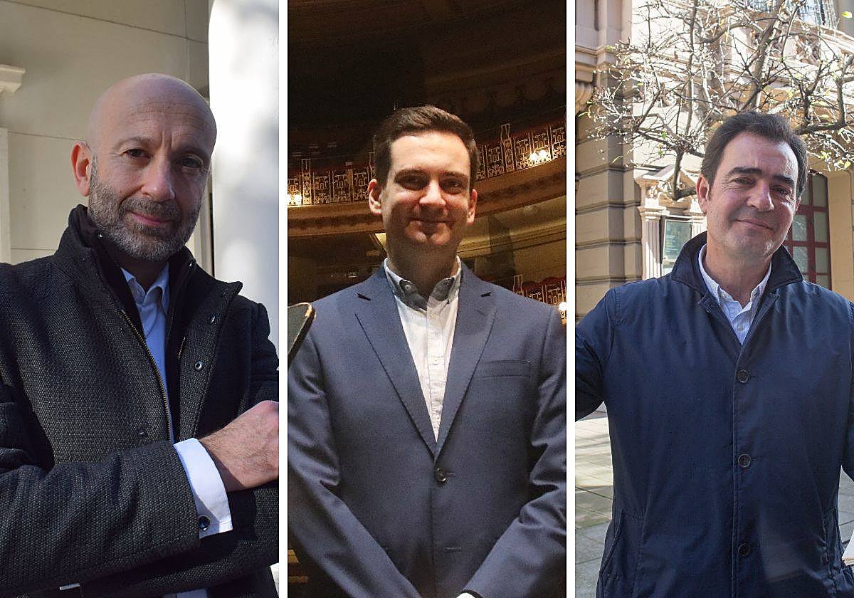 De izquierda a derecha: Mariano Rivas, Iván López e Iván Cuervo.