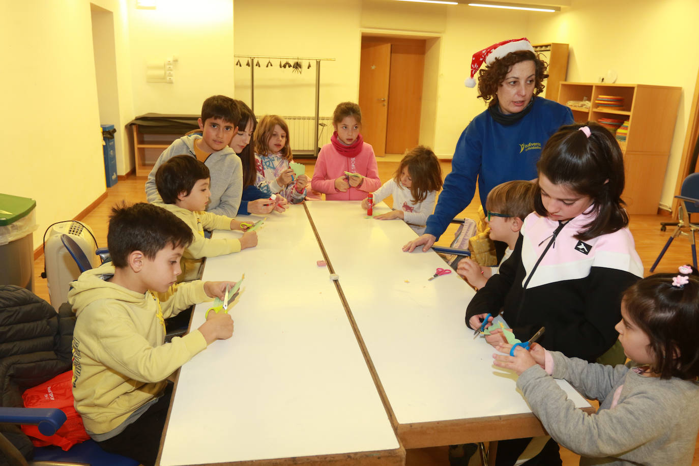 El Acuario y La Laboral, un aula navideña para los niños de Gijón