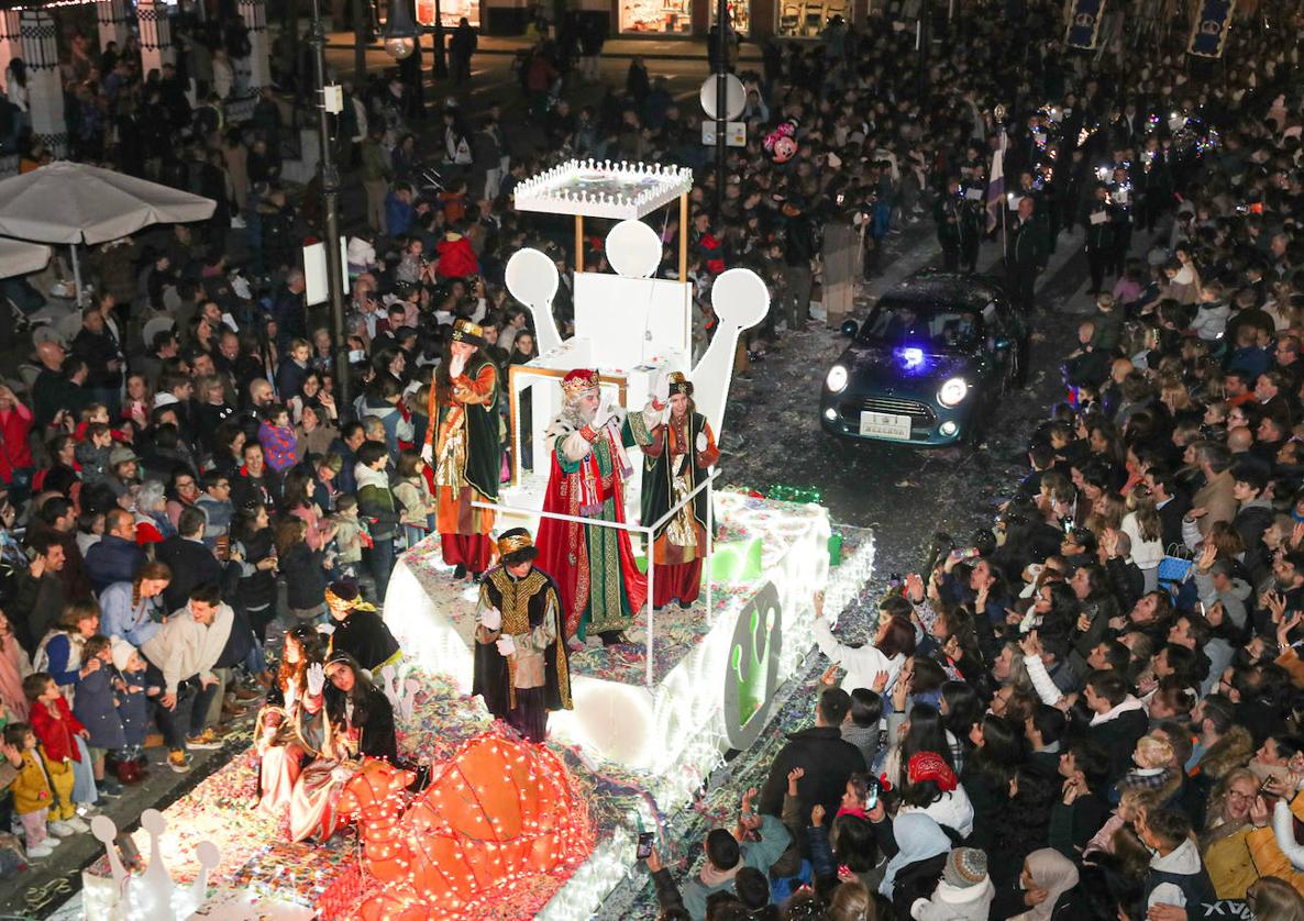 Cablagata de Reyes en Gijón el pasado año.