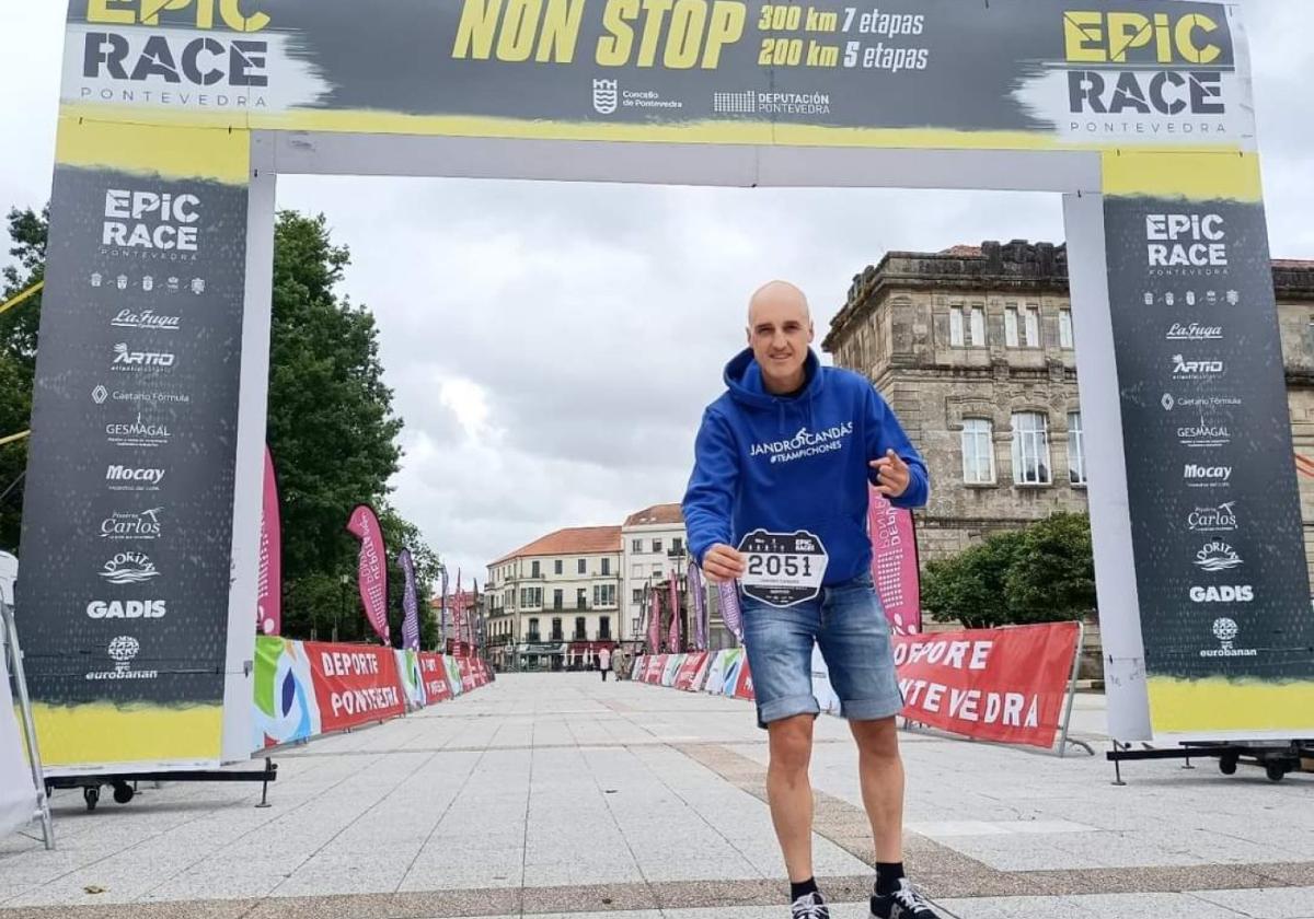 El ciclista Alejandro Carnicero González, en un evento deportivo.