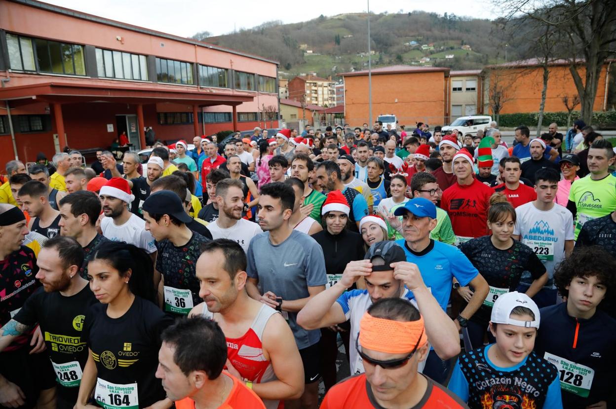 Salida de la San Silvestre de San Martín. 