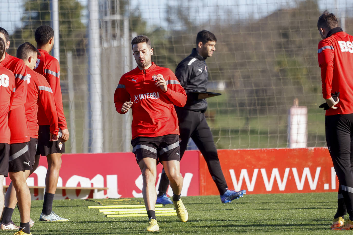 Fotos: Entrenamiento del Sporting (02/01/23)