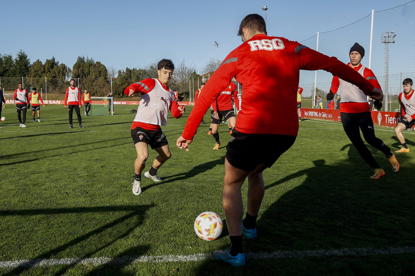 Fotos: Entrenamiento del Sporting (02/01/23)