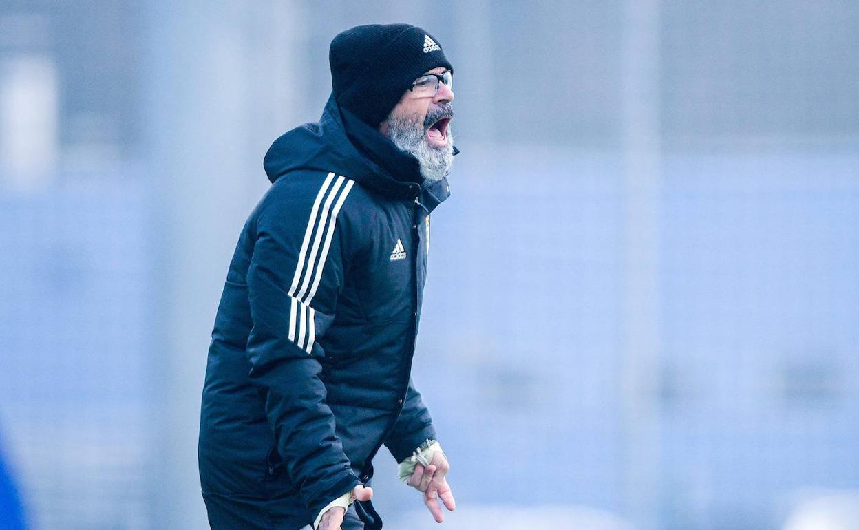 Álvaro Cervera, entrenador del Real Oviedo