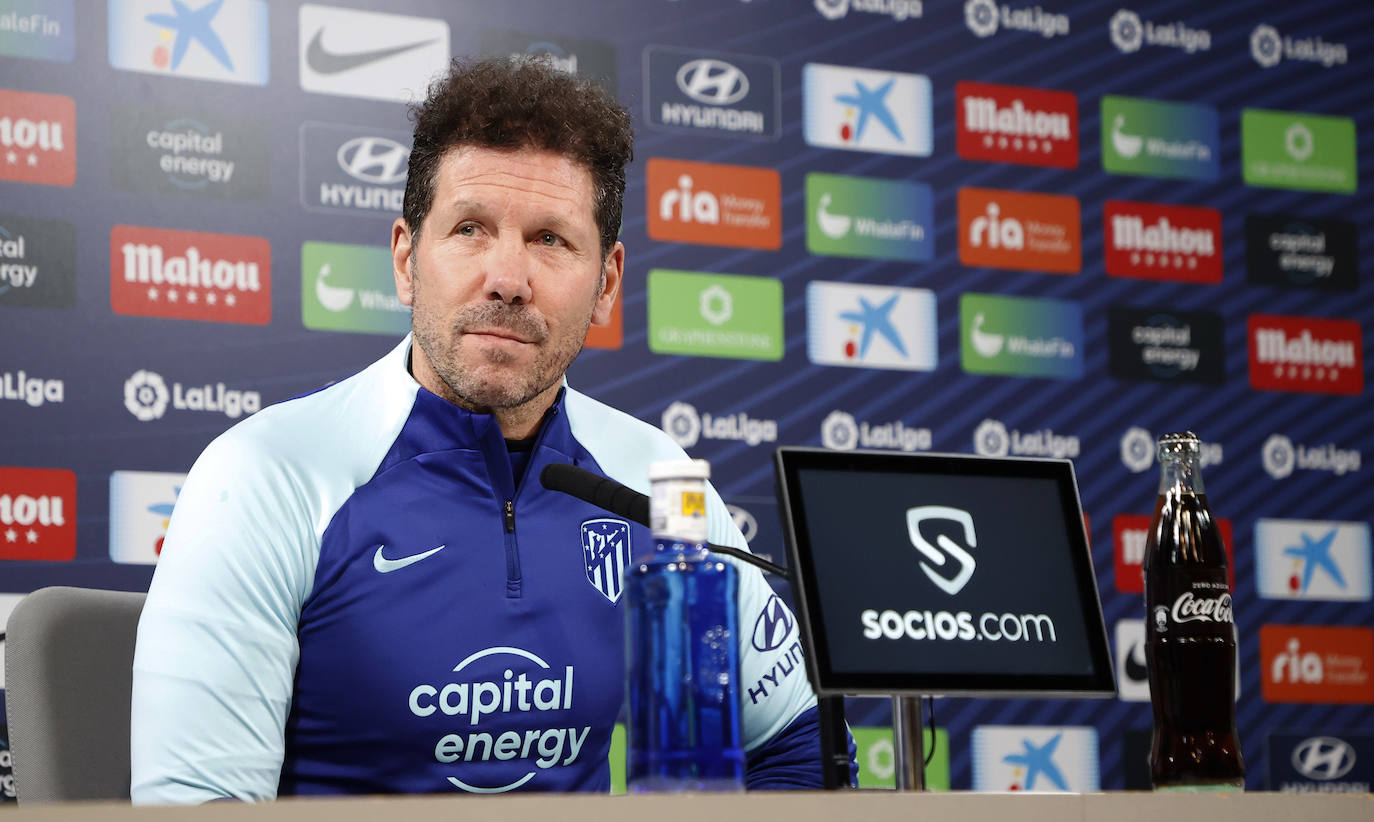 Simeone: «Cervera lo está haciendo muy bien en Oviedo»