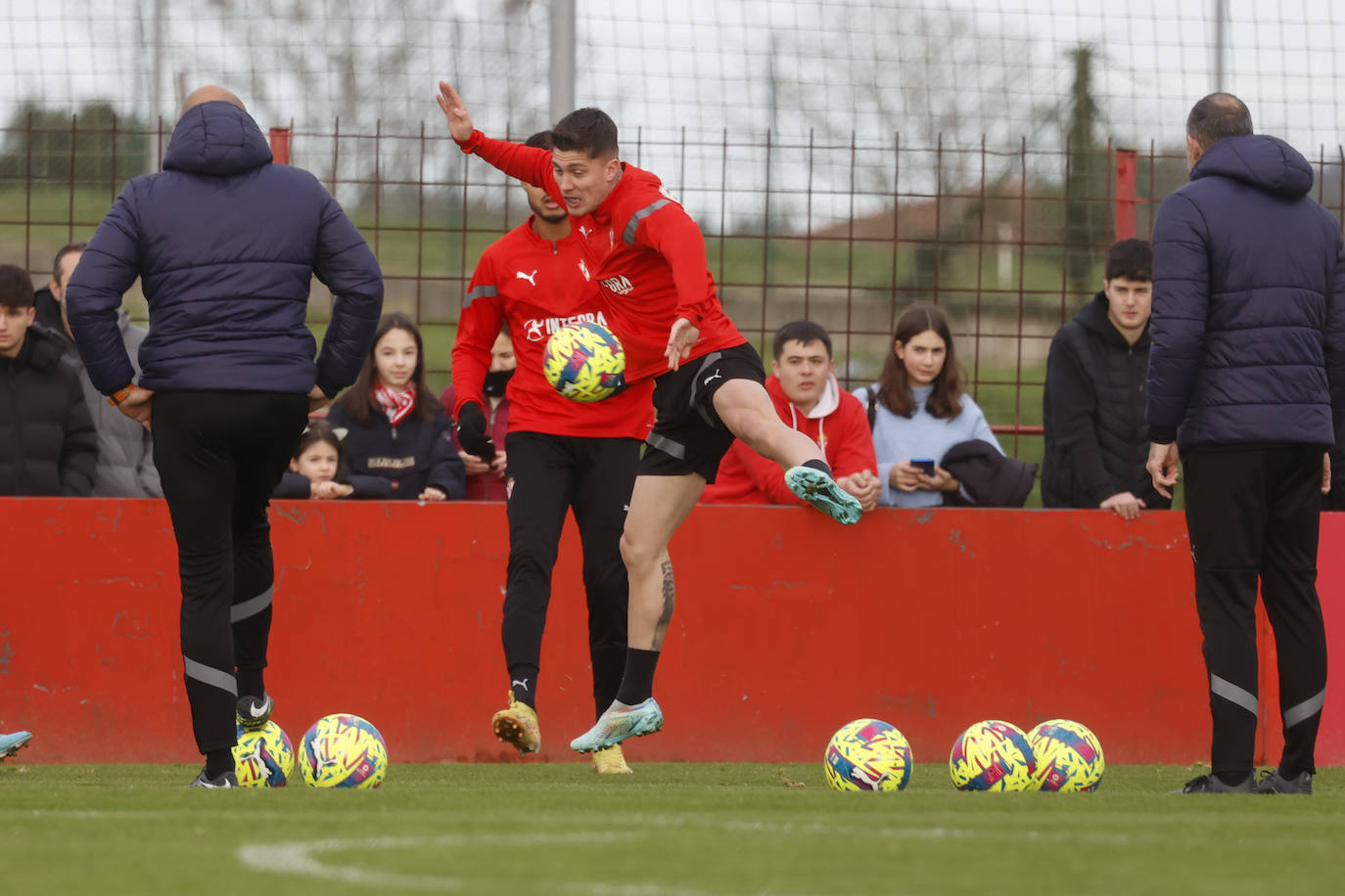 Fotos: Entrenamiento del Sporting (04-01-2023)